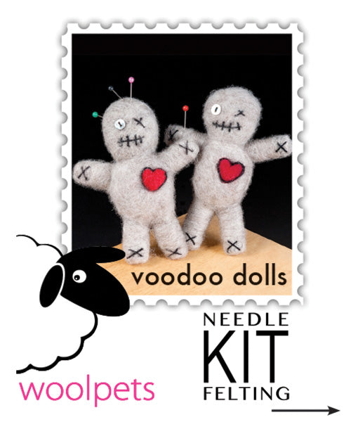 Woolpets Needle Felting Kit - Voodoo Dolls
